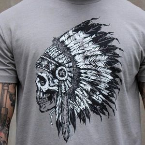 Custom t shirts and stickers.